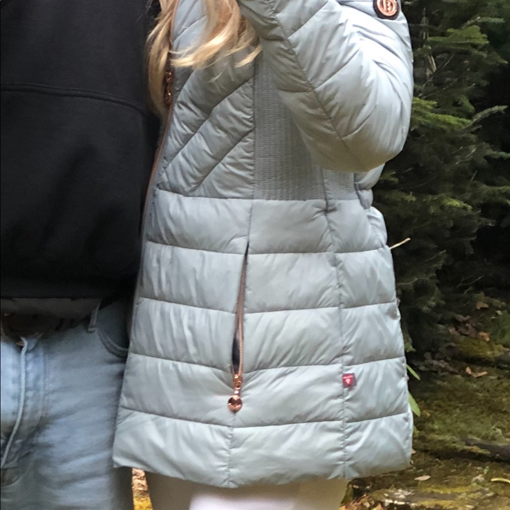 Blue Winter Puffer Jacket